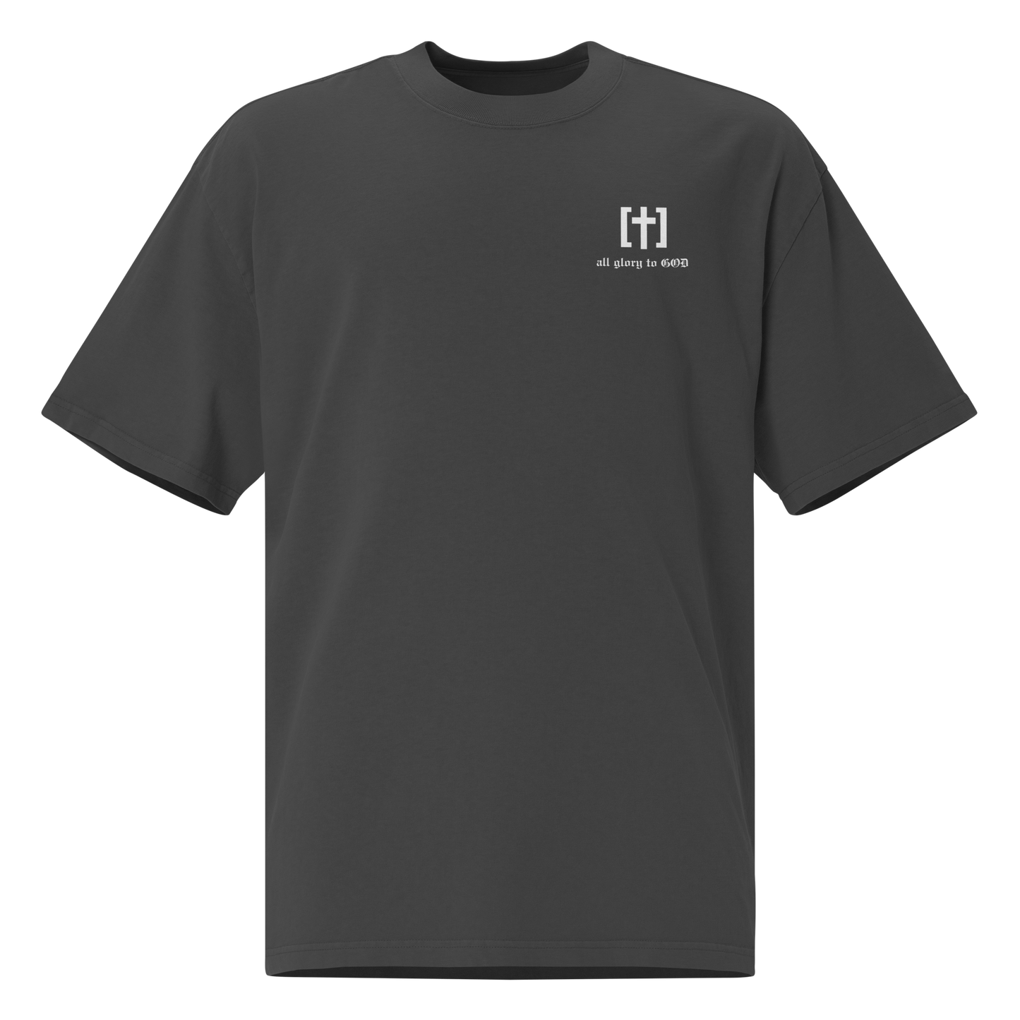 all glory to God - Oversized Tshirt
